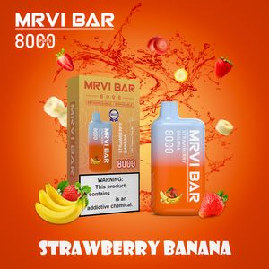 최고 판매자 EU 시장 MRVI BAR 8000 vape type-c 무료 선박 충전식 메쉬 핫 판매 랜드 7000 토네이도 RGB 라이트 일회용 vapes