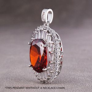 Kırmızı yakut kişiselleştirilmiş kolye zinciri kolye adam elmas kolye toptan kolyeler boyun zinciri sevgililer günü mücevher tasarımcı mücevher satışı değerli mücevherler