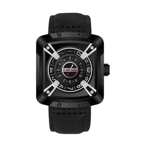 Kademan 612 Square Mens Watches niesamowicie wyglądające sportowe życie Waterproof Masculine Brance Watch z wygodnym paskiem świetne kreatywne 3189