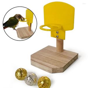 Other Bird Supplies Parrot Puzzle Training Toy Basketball Stand For Budgie Cockatiel