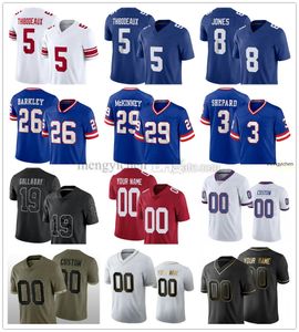 Maglie da calcio 2023 31 Matt Breida 23 Gary Brightwell 36 Taiwan Jones 2 Tyrod Taylor 86 Darius Slayton 18 Isaiah Hodgins 0 Parris Campbell 61 Michael Schmitz Jr.