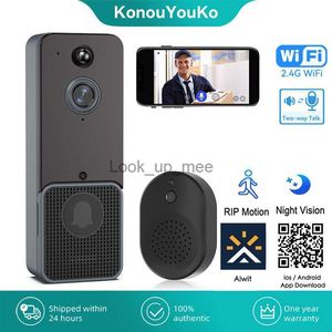 Doorbells Smart Home T6 Wireless WiFi Video Doorbell Camera Digital Outdoor Door Bell Intercom HD Night Vision Security Protection Aiwit HKD230918