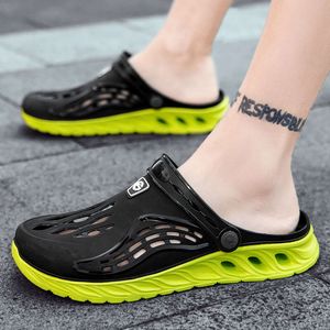 Lingchuang 2024 baixo 3966 preço de alta qualidade quatro cores caverna sapatos sapatos de praia sandálias geléia sapatos masculinos chinelos atacado sem caixa