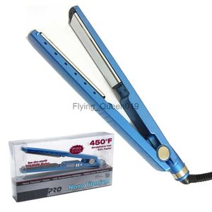 Prostownicze do włosów wyprostowniki upuść statek Baby Titanium Pro 450f 1/4 Hair Retlener Hair Flat Iron Hair Curler US/EU/UK/AU Plug HKD230918