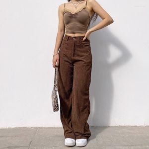 Женские брюки Rapcopter, коричневые вельветовые женские брюки-карго в стиле Харадзюку, брюки-карго в стиле ретро, осень-зима, брюки с низкой талией, 90-е годы, гранж Fairycore