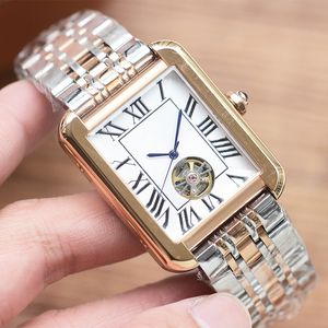 Watch Men Tourbillon Watch 42mm Automatic Mechanical Movement Designer Watches Sapphire Glass leather stainless steel strap Waterproof Wristwatch Montre de Luxe