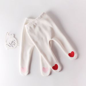 3 Paar Kindersocken 2023 Mode Baby Mädchen Niedlich Winter Baumwolle Plus Samt Reine Farbe Strumpfhosen Weiß Top Qualität Lange Socke Für Kinder Mädchen 230918