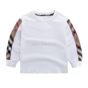 Småbarn barn baby pojke tjej t-shirt långärmad hoodie höst höst toppar tröja outwear pullover