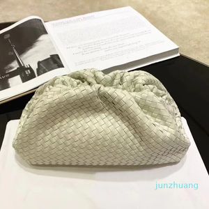 Beutel Cloud Bag Große Handtaschen Geldbörse Schaffell Leder Mode Buchstaben Frauen Leinwandbindung Clip Taschen Taschen mit großer Kapazität