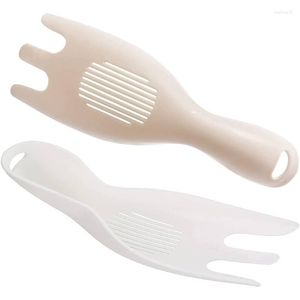 Spoons Rice Washer Kitchen Tool Strainer Sieve Plastic Sifter Spoon Washing Brush For Fruit Vegetable