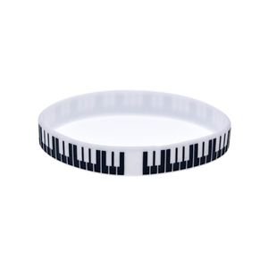 100PCS Piano Key Silicone Rubber Bracelet Great To Used In Any Benefits Gift For Music Fans222k