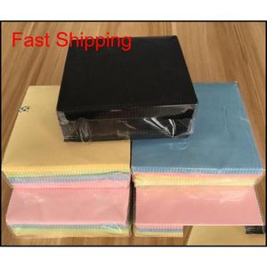 Microfiber Camera Lens Cleaning Kit Tablet Pc Mobile Phone Screen Glasses Sunglasses Cloth 13x13Cm Jot1H236p