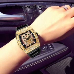 Richarmilles Watch Mechanical Watches Pan Weibo Diamond Inkrusta