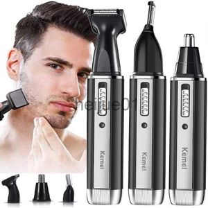 Rasoi elettrici 3 in 1 Ricaricabili Uomo Elettrico Naso Orecchio Tagliacapelli Indolore Donna Taglio Basette Sopracciglia Barba Tagliacapelli Rasoio x0918