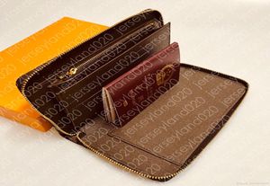 M60002 Zippy Organizer Designer Womens Long Luxury Mens Checkbook XL Wallet Passport Cover Coin Card Ticket Holder Pocket Organise2075273