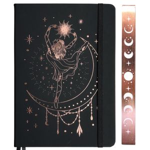 Notepads My Girl Dance 180GSM Bamboo Paper Bullet Dotted Journal Dot Grid Notebook ROSE GOLD Edges And Engrave MOONS BUJO Lovers 230918