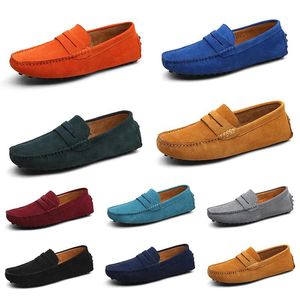 Outdoor-Schuhe für Herren und Damen, Leder, weiche Sohle, Schwarz, Rot, Blau, Braun, Fuchsia, Grau, bequemer, hellbrauner, weißer Sneaker 45