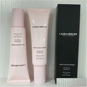 Diğer Sağlık Güzellik Öğeleri Laura Mercier Paris I New York Mükemmelleştirme Saf Canvas Primer Foundation Cosmetics 1.7 fl.oz 50ml Drop Diare Dhkai