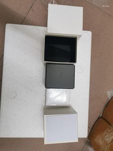 Caixas de relógio de designer casos de exibição luxo fasion portátil de alta qualidade bom presente caixa ar branca de acessórios de observação
