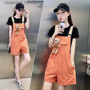 Women's Jumpsuits Rompers New Style Hot Sale One-Piece/Suit Overalls Women Summer 2023 Loose Shorts Fashionable Thin Type Two-Piece L230918