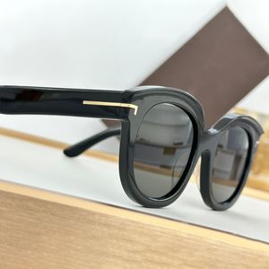 Tom Brand Ford solglasögon kvinnor och män nya produkter bra tredimensionella och fyllda lyxglasögon solglasögon uv400 med originallåda