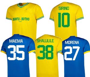 23-24 Mamelodi Sundowns Home Away Jersey Customed Thai Quality 10 SIRINO 8 ZUNGU 7 NKUNKU 4 MOKOENA 11 ALLENDE 13 BOUTOUIL 15 MENDIETA 18 ZWANE Kingcaps Wear