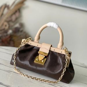 Saco de designer de luxo marca metal corrente nuvem saco mini um ombro bolsa moda com caixa presente