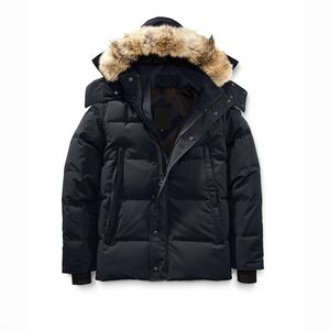 Męskie Parkas Down Parkas Langfords Wyndhams Coats Canadian Mens Projektanci damski kurtki Veste Homme Winter Jassen Puffer Big Fur Outer Outerwe