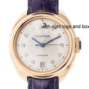 obserwuje złotą zegarek Key Key Key Rose Luksusowy nadgarstek Automatyczny kwarc damski D0GE
