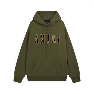 Designer Amis Men's hoodie 2023 Autumn/Winter New Letter Embroidered Hip Hop Plush Hooded Sweater Unisex Batch High quality cool handsome men fashion hoodie