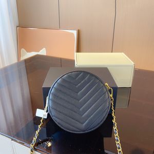 Luksusowe designerskie torby okrągłe dla kobiet oryginalne skórzane złoty łańcuch na ramię crossbody torba luksusowe torebki mody mody torebki