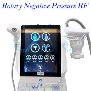 Máquina giratória do emagrecimento do corpo do rf da pressão negativa para o dispositivo da perda de peso da remoção da gordura da barriga da remoção do enrugamento do aperto da pele