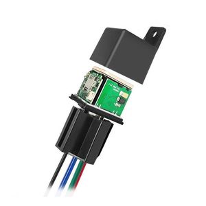 Acessórios GPS para carro Rastreador de relé anti-roubo Localizador Gsm Monitoramento de controle remoto Corte de energia de óleo Sistema de rastreamento de aplicativo on-line Drop D Dhakq