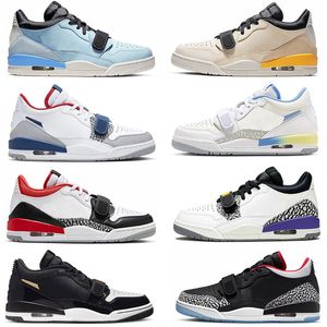 Sapatos de basquete Legacy 312 Basketball Low 23 Chicago True Blue Balck Gold Gradient Summit White Rookie of the Year Don C x Command Force Homens Mulheres Ourdoor Sneakers