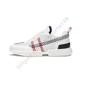Chris Shoes Sneakers Top Quality Men Casual Shoes Classic Designer Running Shoes Calfskin Foder Sportstil Ventilate Suedes Trainers Black White Blue Brown Shoes