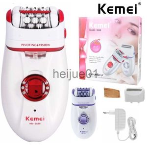 Electric Shavers Kemei Mini 2 in 1 Hair Removal Machine Electric Rechargable Female Epilator Women Lady Shaving Trimmer Bikini Leg Body depilador x0918