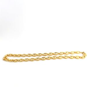 MÄNS SOLID 14 K GUL FINE GULD GF SUN -karaktär Halsband Rings Länk Kedja 24 10mm Birthday Valentine Gift Valuable2975