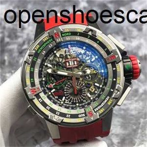 Orologio RicharMilles di lusso Movimento meccanico automatico Movimento svizzero impermeabile Alta qualità RM6001 Livello 5 Cassa in metallo Data Ora Volo Indietro Jum