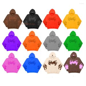 Herren Hoodies Pentagramm Blase Stickerei Baumwolle Hoodie Männer Frauen Vintage Nische Flut Sweatshirt Jacke Campus Flamme Design Lose Casual Tops