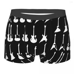 Cuecas colecionadores de guitarra músico engrenagem presente caneca camisa calcinha shorts boxer briefs masculino roupa interior ventilar
