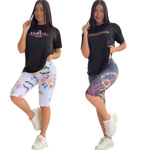 23GGSS nuovo designer Tute da donna T-shirt pantaloncini Abito casual di lusso Set da 2 pezzi Completo sportivo J2820