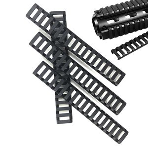 Tactical Accessories 4pcs 18 Slots Polymer Soft Easy Install Ladder Rubber Hand Guard Ladder