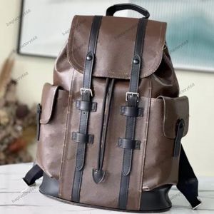 Modekvalitet män ryggsäck luxurys axelväskor ryggsäckar designer väska svart äkta läder handväska tote satchels bärbara väska portfölj mens ryggsäck designer