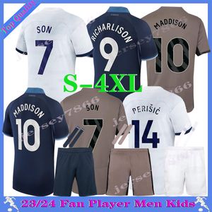 23 24 Maddison Son Soccer Jerseys Kulusevski Richarlison Kulusevski 2023 2024 Romero van de Ben bissouma Johnson Goalkeeper Spurs Men Kids Football Shirt