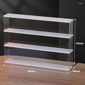 Decorative Plates Transparent Acrylic Display Box Is Used For Frame Bubble Matte Blind Manual Model Storage Black White