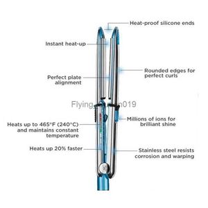 Piastra per bigodini EPACK Fast Pro Nano Titanium Piastra ionica per ferro piatto Na-No Optima3000 1,25 pollici 0919