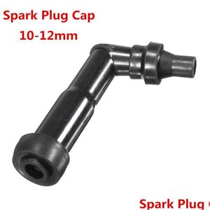 Spark Plug 102 درجة 10 12 مم دراجة نارية الإشعال مقاوم ER أسود XD05F-R 8768 Cub Underbone قطع الغيار إسقاط توصيل السيارات DHU73