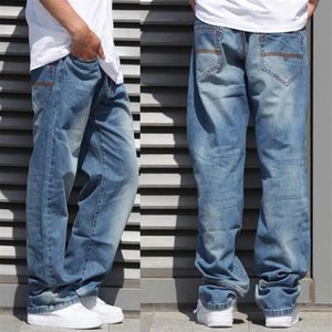 New Fashion Popular skateboard pants baggy jeans Men's Hip Hop Leisure pants Trousers large size 30-46 -077#304o