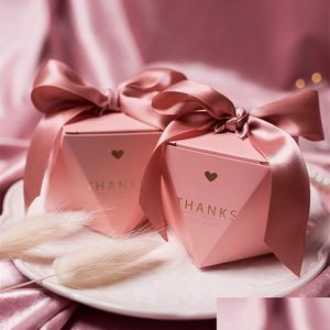 Led Toys Gift Wrap Wedding Favors Candy Box Creative Pink Gift Boxes Baby Shower Paper Chocolate Package Party Supplies th DHBMT