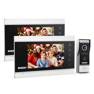 Doorbells TMEZON 7 Inch 1080P TFT Wired Video Intercom System Door Phone Camera Support Recording / Snapshot Doorbell HKD230918